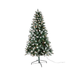6.5' FROSTED SPRUCE PRELIT CLEAR