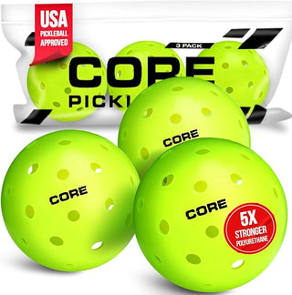 3 CORE PICKLEBALL BALLS