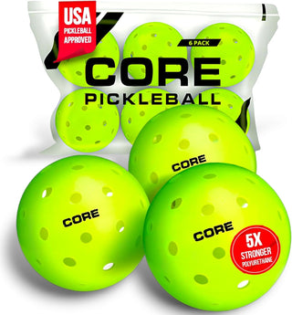 6 PACK OF PICKLEBALL BALLS