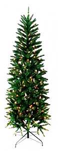 7' ALPINE SLIM FIR PRELIT CLEAR