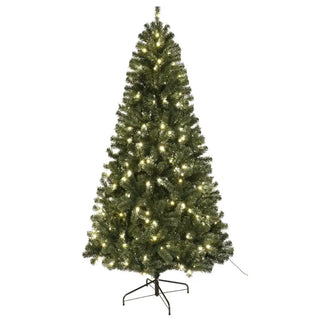 7' SHEARED NOBLE FIR TREE PRELIT CLEAR LED